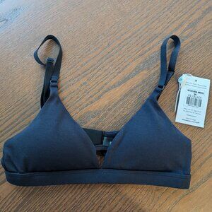 NWT Pepper brand SoftLife Modal Wirefree Bra Black, size XS